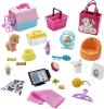 Image Coffret Poupée Barbie GRG90 Mobilier et Son animalerie -  4 Figurines Animaux et Accessoires Inclus, Jouet pour Enfant