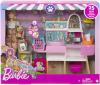 Image Coffret Poupée Barbie GRG90 Mobilier et Son animalerie -  4 Figurines Animaux et Accessoires Inclus, Jouet pour Enfant