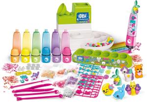 Image Laboratoire Clementoni Idea 18854 Surligneurs personnalisés, kit créatif pour enfants 6+ ans, avec 50+ accessoires