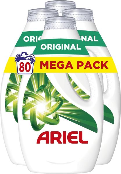 Image Pack 4x900ml bidons de Lessive Ariel Original