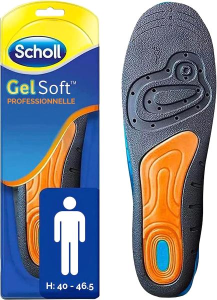 Image Semelles Chaussures Homme Scholl GelSoft Professionnelle - Pointure de 40 à 46,5 - 1 paire