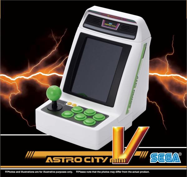 Image Console SEGA Astro City Mini V - Mini Plug n Play Arcade 22 Build-in Games