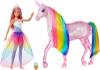 Image Poupée Barbie GWM78 Dreamtopia Licorne Rose Lumières Magiques crinière Arc-en-Ciel