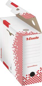 Image Lot de 25 Boites Archives Esselte 623908 Speedbox Dos - 100 mm Blanc