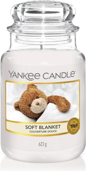 Image Bougies Parfumées Yankee Candle  1173563E Couverture Douce Soft Blanket Jarre Grande - 623g