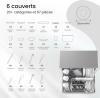 Image Lave-vaisselle COMFEE' TD602E-W - Compact pose libre, écran LED, 6,5 litres, blanc