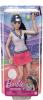 Image Poupée Barbie HKT73 Métiers - Joueuse De Tennis en Tenue Complète avec Haut, Jupe, Baskets Et Visière