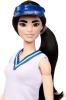 Image Poupée Barbie HKT73 Métiers - Joueuse De Tennis en Tenue Complète avec Haut, Jupe, Baskets Et Visière
