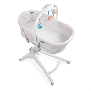 Image Chicco Baby Hug 4 in 1 Glacial - Evolutif Lit, Transat, Chaise haute et Chaise de Table