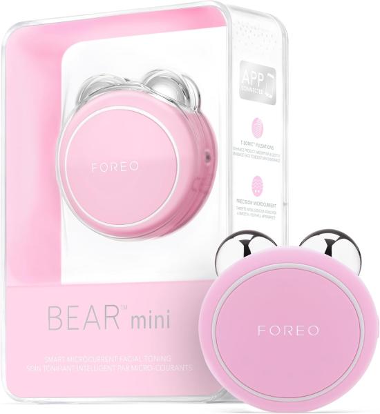 Image Appareil de lifting FOREO F9526 BEAR mini - Micro-courants - Masse le visage Sculpte la mâchoire - Pearl Pink