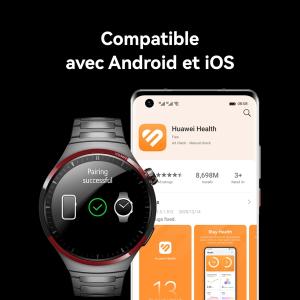 Image Montre Connectée HUAWEI Watch 4 Pro Space Edition, Titane DLC de qualité aérospatiale - eSIM