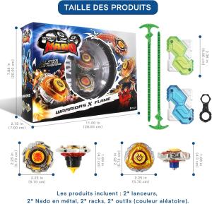 Image Toupie Série Split Warriors & Blast Flame INFINITY NADO YW624601 - Garçon & Fille