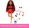 Image Poupée Barbie HYC23 Teresa Équipe de Rêve + Accessoires - Cheveux Bruns et Barrettes