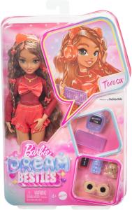 Image Poupée Barbie HYC23 Teresa Équipe de Rêve + Accessoires - Cheveux Bruns et Barrettes