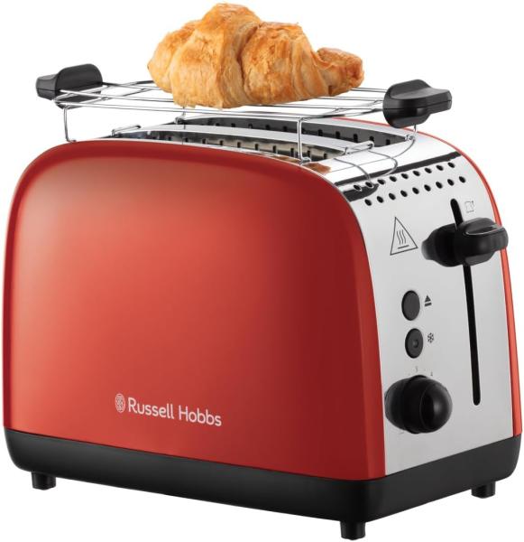 Image Grille pain Russell Hobbs 26554-56 Toaster - Colours Plus Inox rouge