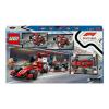 Image Pack Lego City 60443 Arrêt au stand de F1® avec voiture Ferrari - Avec Pilote et 4 mécaniciens + 25% en Ticket Cagnotés