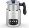Image Mousseur à lait électrique AMZCHEF‎JHB-CE-MMF-1002-SV Avec écran tactile LED - Chauffage par induction 3D