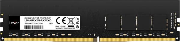 Image Barrette RAM DDR4 8Go Lexar LD4AU008G-B3200ASST 288-Pin U-DIMM - 3200 MHz