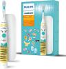 Image Brosse à dents électrique Enfant Philips HX3603/01 Sonicare For Kids - edition design avec animaux de compagnie et autocollants