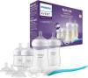 Image Pack biberons pour nouveau-né Philips SCD838/13 Avent - kit 4 biberons, 2 tétines, sucette ultra-douce et goupillon