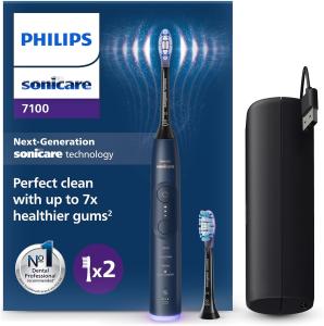 Image Brosse à dents électrique Philips HX7423/01 Sonicare 7100 - EasyStart, SmarTimer et BrushPacer, Bleu