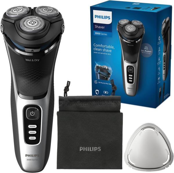 Image Rasoir électrique Homme Philips S3241/12 Electric Shaver Series 3000 Wet & Dry - SkinProtect