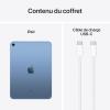 Image Tablette Tactile 10.9" Apple iPad (Wi-FI + Cellular, 64 Go) - Bleu - 10e génération - (Compatible Apple Pencil - Non inclus)
