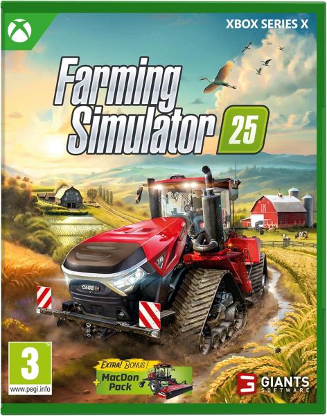 Image Jeu Xbox Farming Simulator 25 ( Xbox Series X ) - Version Physique - Giants Software