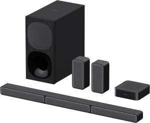Image Pack Barre de Son 5.1ch Sony HT-S40R Home Cinéma avec Enceintes Satellites sans Fil, 600W - Noir