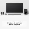 Image Pack Barre de Son 5.1ch Sony HT-S40R Home Cinéma avec Enceintes Satellites sans Fil, 600W - Noir