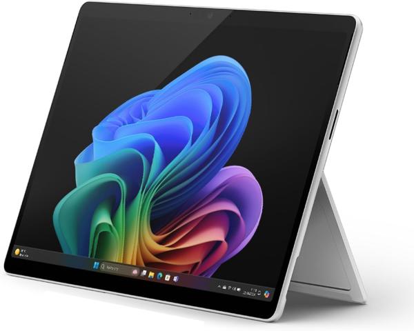 Image PC Tablette OLLED 13" Microsoft Surface Pro - Ecran Tactile - Snapdragon X Elite | 16Go RAM | SSD 1To | Dernier Modèle, 11ème Edition | Platine