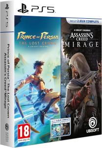 Image Pack Jeu Console PS5 Compilation Prince of Persia The Lost Crown + Assassin's Creed Mirage - Version Physique