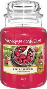 Image Bougie Parfumée Yankee Candle 1323186EZ Red Raspberry Framboise Rouge - Jarre Grande Taille