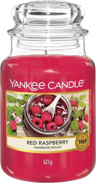 Image Bougie Parfumée Yankee Candle 1323186EZ Red Raspberry Framboise Rouge - Jarre Grande Taille