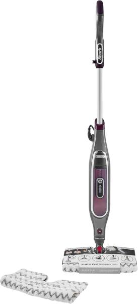 Image Nettoyeur Vapeur Shark S6003EU Automatic Klik n' Flip Steam Mop pour sols durs - Gris/Bordeaux