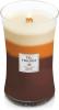 Image Grande Bougie Parfumée WoodWick Trilogy Café Sweets - Café gourmand - Jarre avec mèche Pluswick