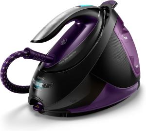 Image Centrale Vapeur Philips GC9675/80 PerfectCare Elite Plus - 2700W, 550g, Pression de 7,7 bars, Technologie OptimalTEMP - Noir/Violet