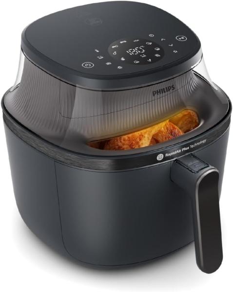 Image Friteuse Sans Huille Philips NA330/00 Air Fryer Série 3000 - 16 en 1, technologie RapidAir Plus, élimination des graisses
