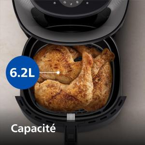 Image Friteuse Sans Huille Philips NA330/00 Air Fryer Série 3000 - 16 en 1, technologie RapidAir Plus, élimination des graisses