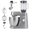Image Kenwood KVL4170S Chef Elite  - Robot pâtissier - 1200W, 6.7L, Variateur de vitesse électronique, Fonction pulse, Kit pâtisserie inclus