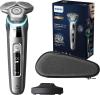 Image Rasoir électrique Philips S9975/35 S9000 Series Wet & Dry pour hommes couleur Argent chromé avec lames Lift & Cut