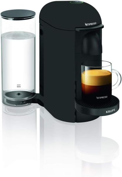 Image Nespresso YY3922FD Krups Vertuo Plus - Cafetière Electrique Espresso - Noir Mat