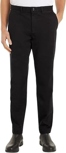 Image Chino Homme Tommy Hilfiger Tapered Fit - Noir - Plusieurs Tailles Disponibles