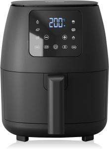 Image Mini Air Fryer Tristar FR-9015 - Friteuse Sans Huile à air numérique - 6 programmes de cuisson - Revêtement antiadhésif 1500W
