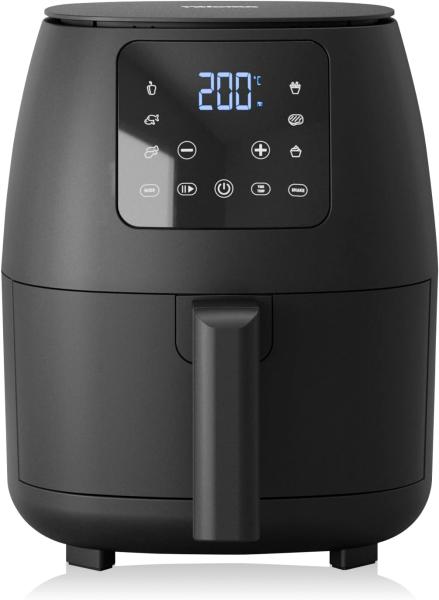 Image Mini Air Fryer Tristar FR-9015 - Friteuse Sans Huile à air numérique - 6 programmes de cuisson - Revêtement antiadhésif 1500W