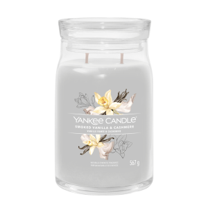 Image Yankee Candle Vanille fumée & cachemire - Jarre Signature - 567g