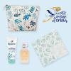 Image Coffret Solidaire Un petit bagage d'amour - Trousse + Crème nourrissante et hydratante + L'eau de senteur + Lange en Coton