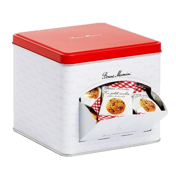 Image 60 Petits Cookies aux pépites de chocolat + Boite métal Rechargeable - 300g - Exclusivité Web