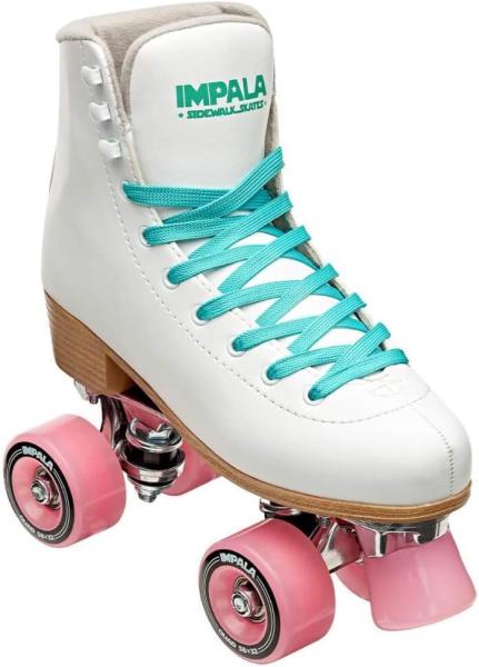 Image Rollers Femme Impala IMPROLLER1-WHITE Quad Skate Rollerskates - Blanc - Tailles 36 ou 37
