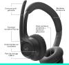 Image Casque Sans Fil Logitech Zone 300 Bluetooth avec Microphone Antiparasite - Noir